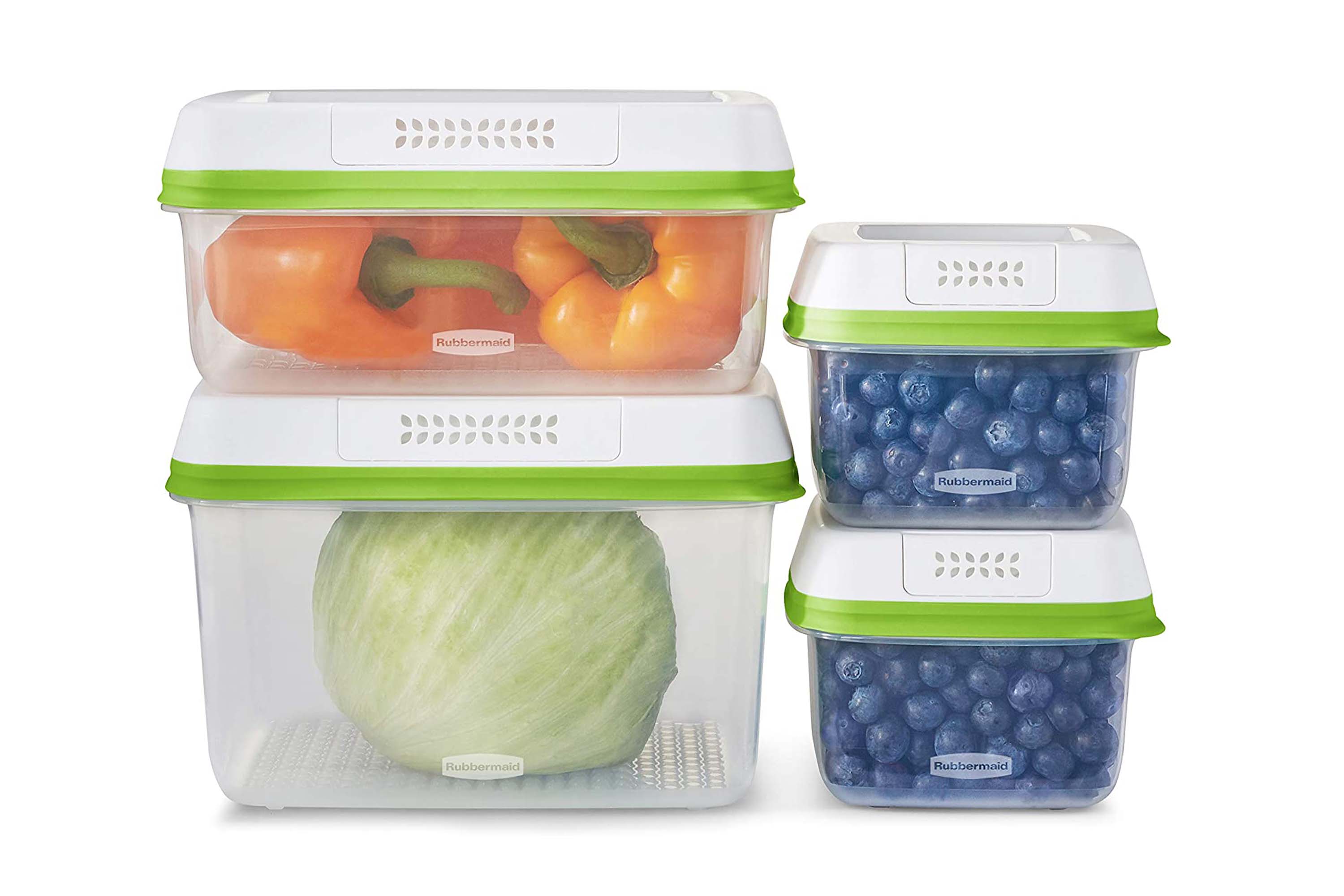 Rubbermaid Lunchbox Sauce Container (Set of 4) Green